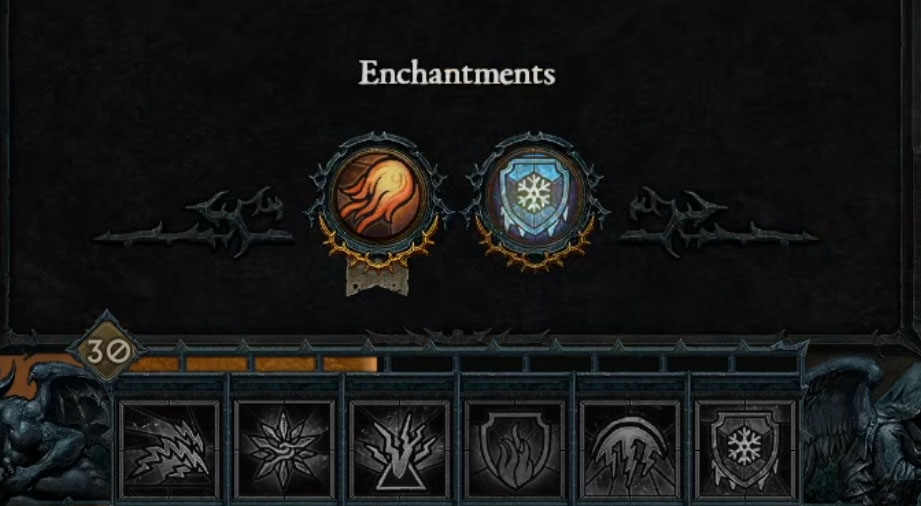 Diablo IV: Ice Armor Enchantment