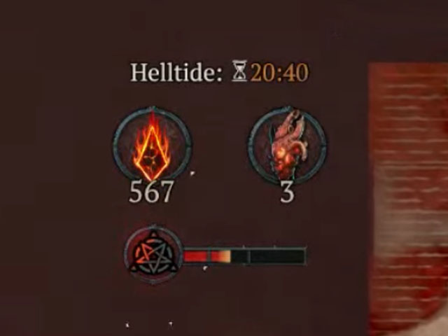 Helltide carrying many cinders